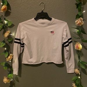 American Flag crop top